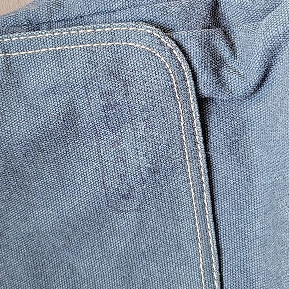 Coach Navy Canvas Messenger Bag - Picture 2 of 12